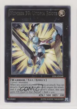 Number 39: Utopia Unlimited YuGiOh Legacy of the Valiant #LVAL-EN0048 - Image 1