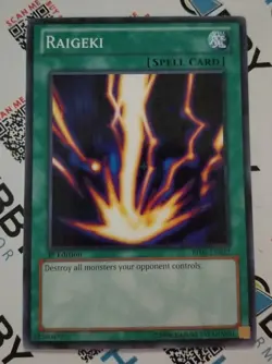 Yugioh- Raigeki - BP01-EN032 - 1st Edition Starfoil - NM Condition - Image 1