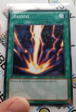 Yugioh- Raigeki - BP01-EN032 - 1st Edition Starfoil - NM Condition - Image 3