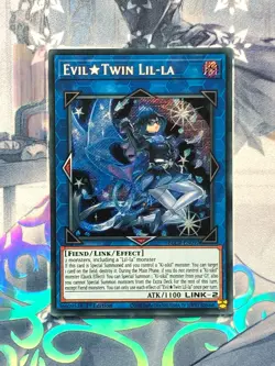 BLCR-EN097 Evil Twin Lil-La Secret Rare 1st Edition Near Mint YuGiOh TCG - Image 1