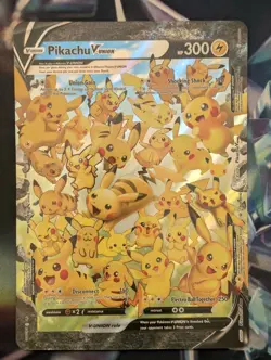 Pikachu V-Union SWSH139/140/141/142 Black Star Promo Jumbo Card NM+ Condition - Image 3