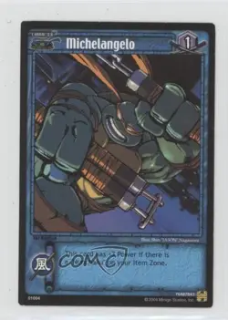 2004 Teenage Mutant Ninja Turtles Trading Card Game 1st Edition Michelangelo #4 - Image 1