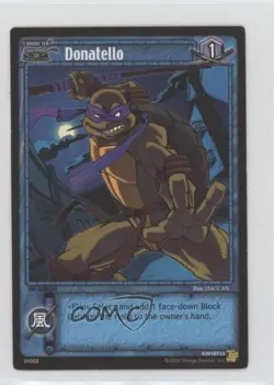 2004 Teenage Mutant Ninja Turtles Trading Card Game 1st Edition Donatello #2 - Image 1