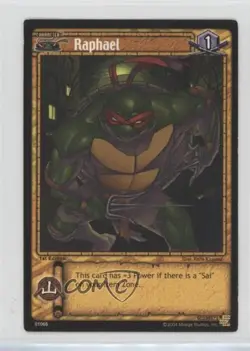 2004 Teenage Mutant Ninja Turtles Trading Card Game 1st Edition Raphael #66 - Image 1