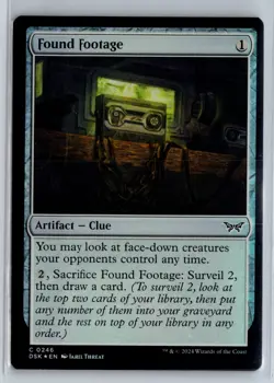 FOIL Found Footage Duskmourn Common - MTG Magic the Gathering Card - Image 1