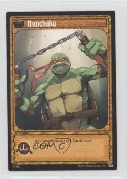 2004 Teenage Mutant Ninja Turtles Trading Card Game 1st Edition Nunchaku #82 - Image 1