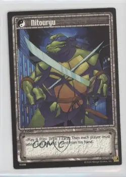 2004 Teenage Mutant Ninja Turtles Trading Card Game 1st Edition Nitouryu #98 - Image 1
