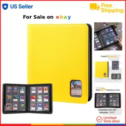 Top Loader Card Binder Holds 324 Pockets Storage for Trading and Sports Cards - Image 1