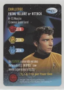 1996 Star Trek - The Card Game Challenge M-113 Monster (Crewman Green Form) - Image 1