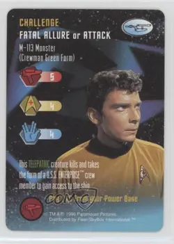 1996 Star Trek - The Card Game Challenge M-113 Monster (Crewman Green Form) - Image 1