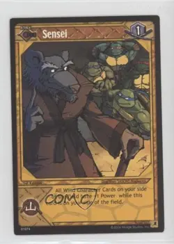 2004 Teenage Mutant Ninja Turtles Trading Card Game 1st Edition Sensei #74 - Image 1