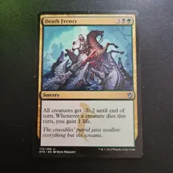 Magic the Gathering MTG Death Frenzy (172) Khans of Tarkir LP TCG CCG - Image 1