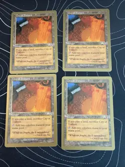City of Traitors MTG Magic The Gathering 1999 Kai Budde Tokyo Playset 4x - NM - Image 1