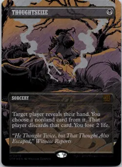 Thoughtseize (Textured Foil) 70 OTP FOIL Near Mint MTG - Image 1