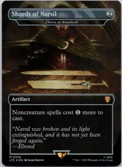 Shards of Narsil - Thorn of Amethyst 356 LTC FOIL Near Mint MTG - Image 1