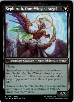 Sephiroth, Fabled SOLDIER 115 FINAL FANTASY FOIL Near Mint MTG - Image 2