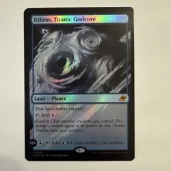 Uthros, Titanic Godcore FOIL 260 Edge of Eternities EOE MTG Mythic Unplayed Mint - Image 1