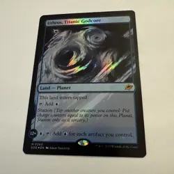 Uthros, Titanic Godcore FOIL 260 Edge of Eternities EOE MTG Mythic Unplayed Mint - Image 4