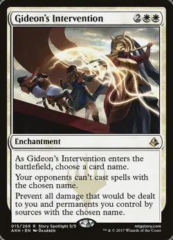 Gideon's Intervention - Amonkhet | Foil | MTG Card - Image 1