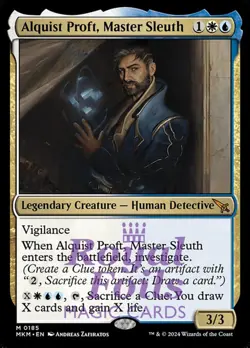 Alquist Proft, Master Sleuth 1x FOIL MTG Murders at Karlov Manor MKM Mythic MINT - Image 1