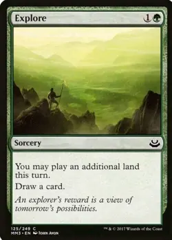 X 1 Explore NM Modern Masters 125 MTG Magic The Gathering - Image 1