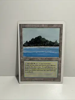 MTG Magic The Gathering Tropical Island Revised Edition Regular - Image 1