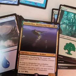 12/12 Simic Gets Kraken Fun Protection from Colors COMMANDER DECK Magic MTG EDH - Image 1