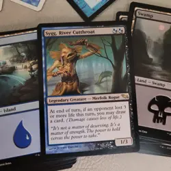 Sygg, River Cutthroat Dimir Protection from Colors COMMANDER DECK Magic MTG EDH - Image 1