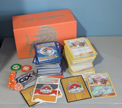 Pokemon Bulk Lot of 353 Cards Dice Tokens 26 Shiny Assorted Series Sun & Moon - Image 1