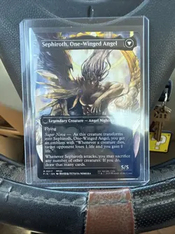 Final Fantasy Sephiroth Fabled Soldier Borderless Card 0317 Magic the Gathering - Image 2