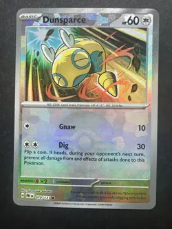 Dunsparce (Poke Ball Pattern) 079/131 Prismatic Evolutions Holo Pokemon TCG - Image 1