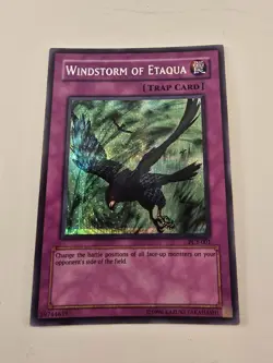 YuGiOh Windstorm of Etaqua PCY-001 Prismatic Secret Rare LP - Image 1
