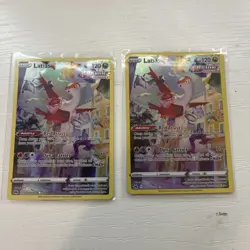 Latias Pokemon TCG Card - Fusion Strike Holo Rare Set of 2 - Image 1