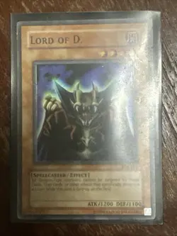 Lord Of D misprint Card Yugioh SDK Mint Condition Trading Card - Image 1