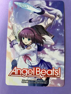 Anime Angels Beats Playing Card Visual Art's Yui 9 of Clubs 2010 Japanese F/S - Image 5