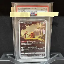 Rougura PSA10 Incandescent Arcana S11A 071 068 Sword Shield Pokemon Card - Image 1