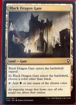 MTG | Black Dragon Gate #347 Commander Legends: Battle for Baldur's Gate - NM - Image 1