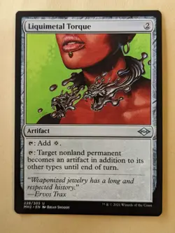 LIQUIMETAL TORQUE-MTG-MODERN HORIZONS 2-UNCOMMON 228/303 - Image 1