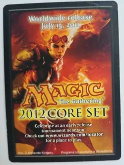 MTG Magic The Gathering Card GOLEMArtifact Creature Golem New Phyrexia Promo - Image 2