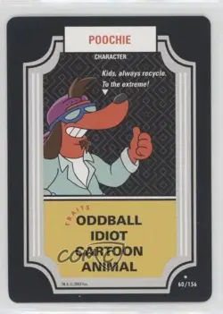 2003 The Simpsons: Trading Card Game Poochie #60 a3i - Image 1