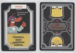 2003 The Simpsons: Trading Card Game Poochie #60 a3i - Image 3