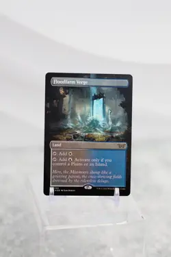 MTG Floodfarm Verge (Borderless Foil) Duskmourn: House of Horror (DSK) #330 MTG - Image 1