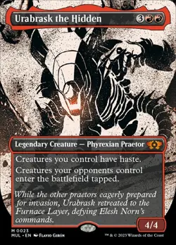 NM-Mint, English MTG Regular Urabrask the Hidden March of the Machine: Multivers - Image 1