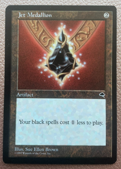 Jet medallion MTG Magic the gathering - Image 1
