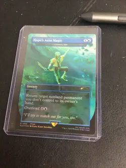 Hope's Aero Magic FOIL MTG Magic Final Fantasy Secret Lair Cyclonic Rift - Image 1