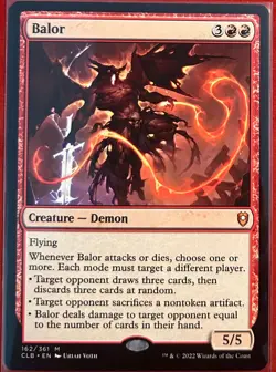 MTG | Balor #162 Commander Legends: Battle for Baldur's Gate - NM - Image 1