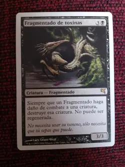 MTG TOXIN SLIVER (Fragmantado de Toxinas) SPANISH VERY RARE Salvat-Hachette WOTC - Image 2