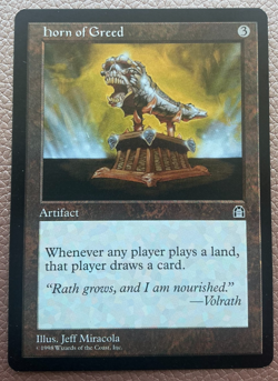 Horn of greed MTG Magic the gathering - Image 1
