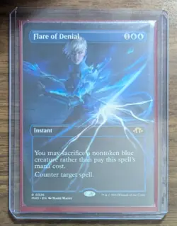 MTG Flare of Denial Borderless Non-Foil from Modern Horizons 3 NM - Image 2