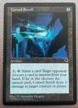 Cursed scroll MTG Magic the gathering - Image 1